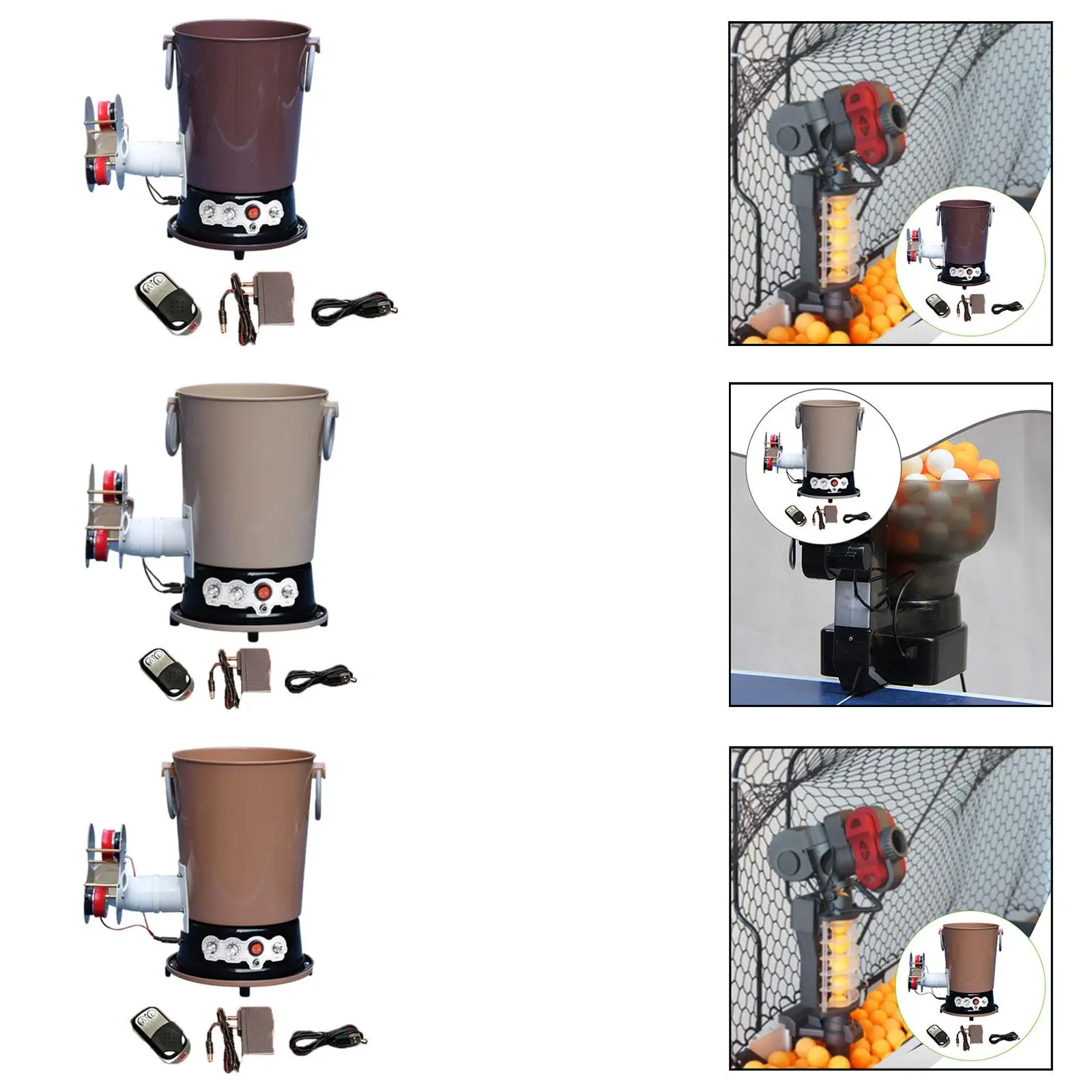 

Table Tennis Robot Electric Training Device for Self Play Exercise Beginners