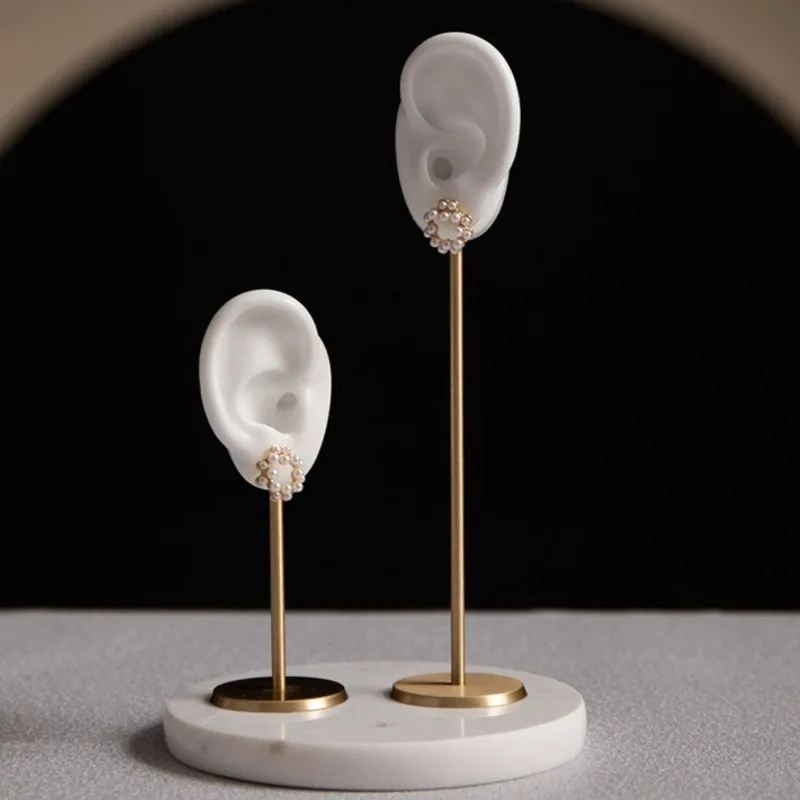 

Silicone Earring Stand Display Window Earrings Organizer Holder Aesthetic Jewelry Storage Shelf Shooting Props Jewellery Rack