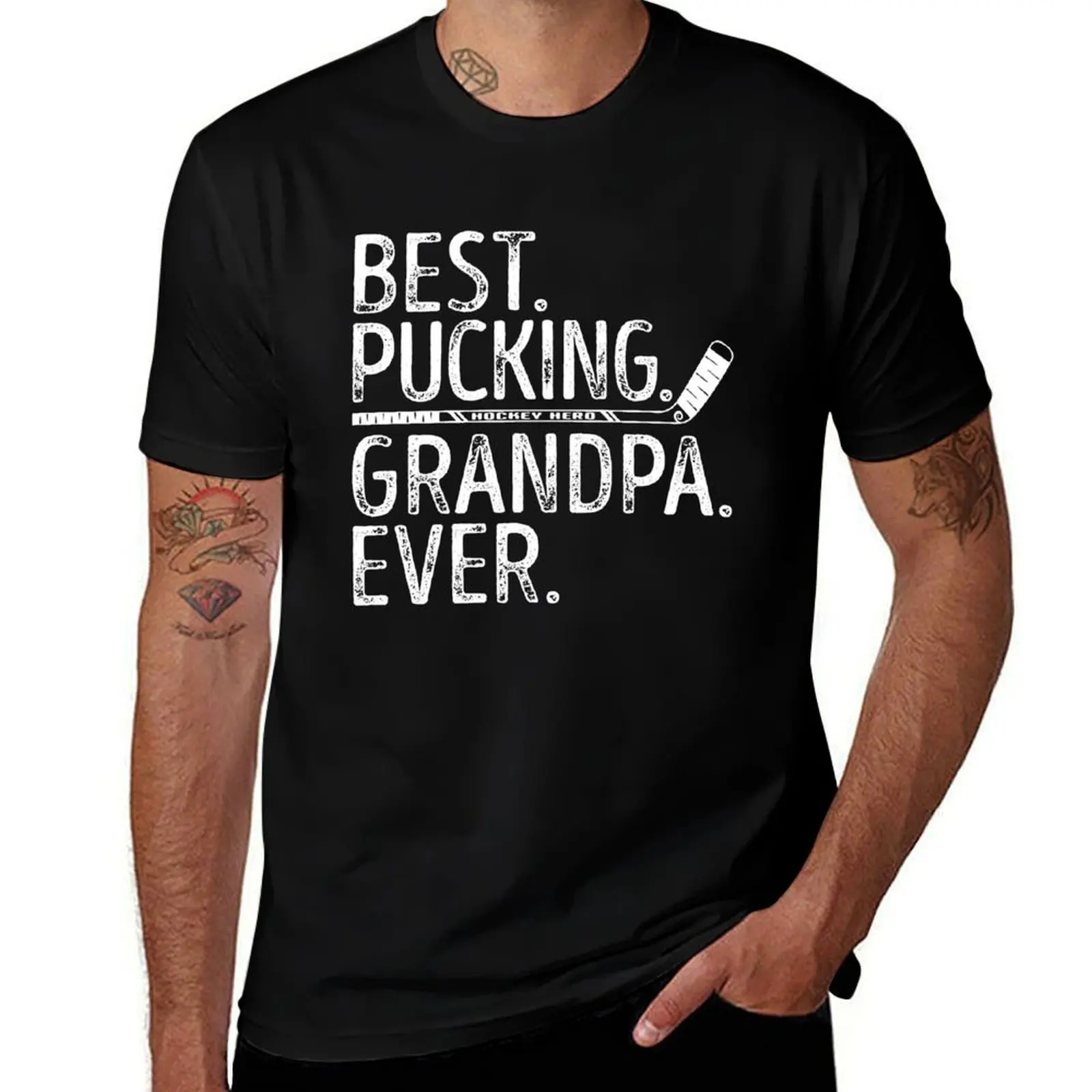 

Grandpa Ice мужская брендовая рубашка t Ever man роскошная рубашка повседневная футболка Pucking 100% хоккейная мужская хлопковая футболка футболка Best