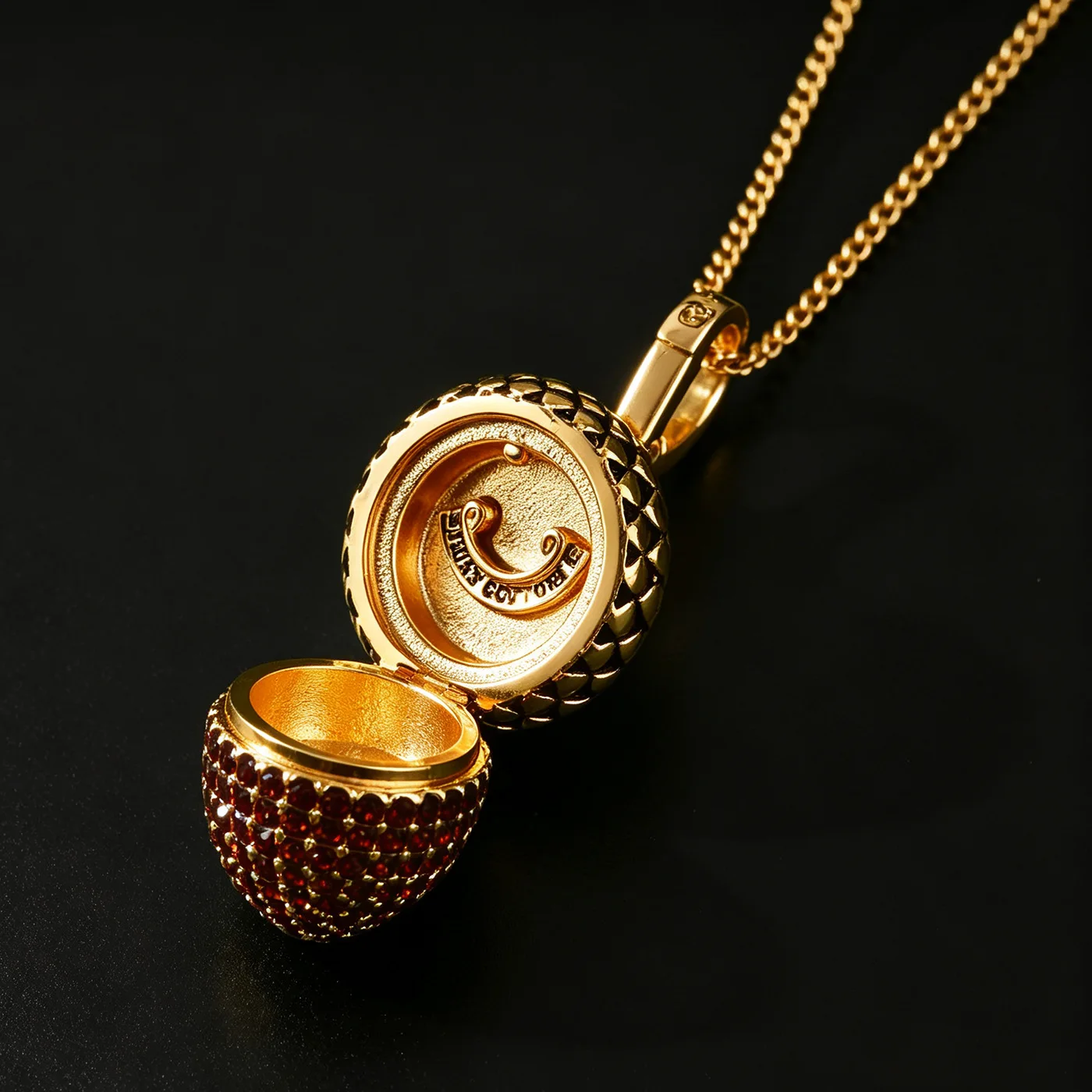 Lucky Bracelet Hand String Cross-Border Foreign Trade Jewelry Full Diamond Three-Dimensional Openable Nut Pendant Acorn Pendant