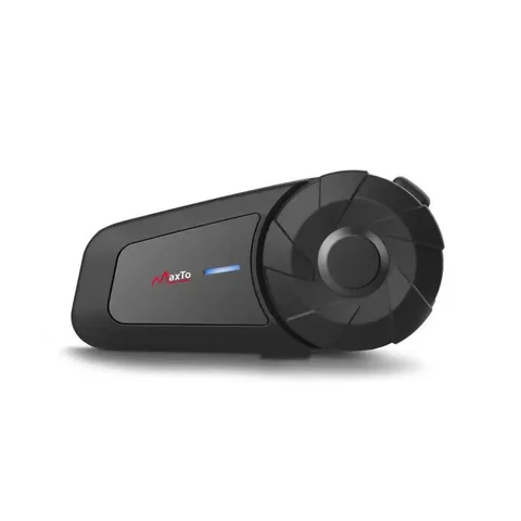 Maxto MX1 Мотоциклетный шлем Bluetooth-гарнитура Домофон поддерживает 2-местный домофон с расстоянием 500 метров IPX6 Водонеп...