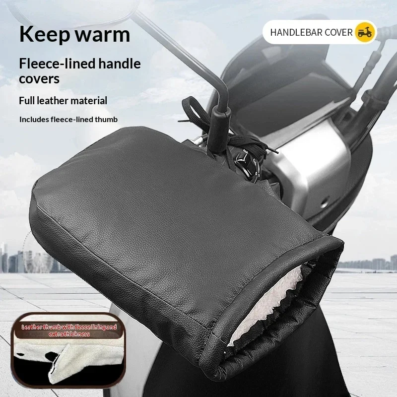 

Waterproof Motorcycle Handlebar Muffs Winter Warmer Gloves Bicycle Hand Cover Mitts Handmuffs Warmers for Motorcycle Equipment