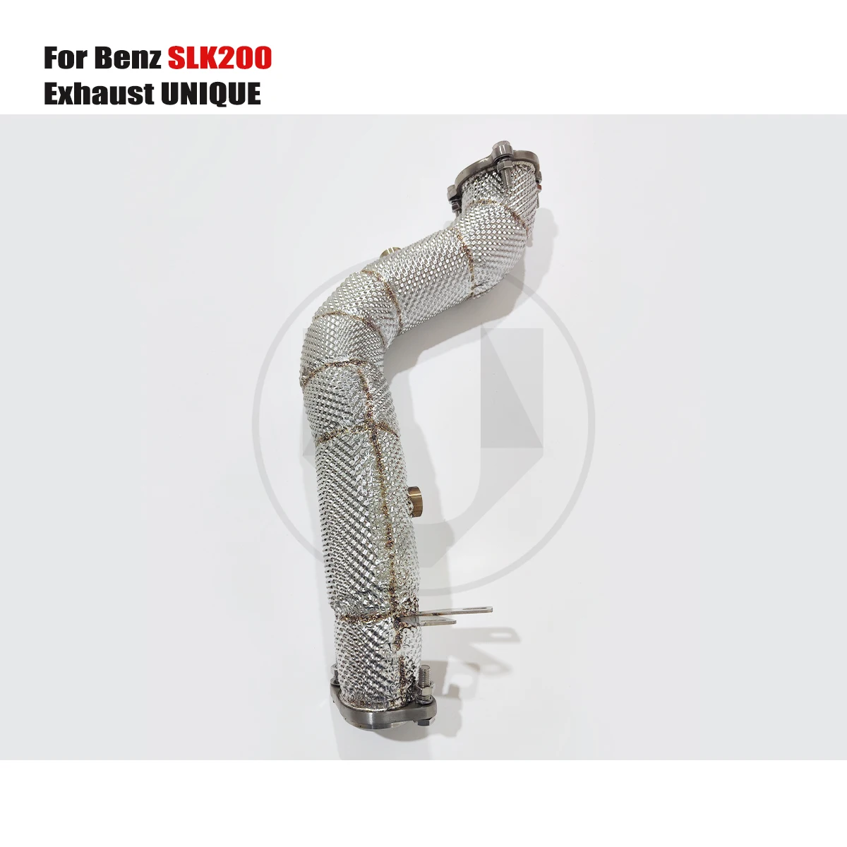 

УНИКАЛЬНАЯ выхлопная труба для Benz SLK200 1.8T Performance без кота SS304 с изолятором выхлопной трубы