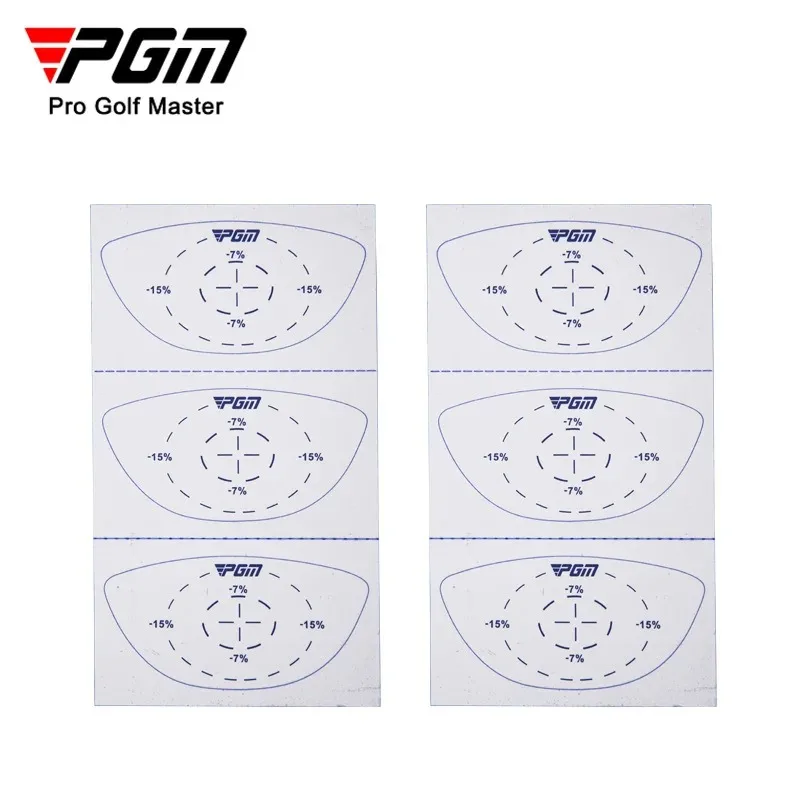 PGM Golf Club Scoring Paper Wood 6 Stickers+iron 6 Stickers To Obtain The Strike Point and Strike Tendency ZP033