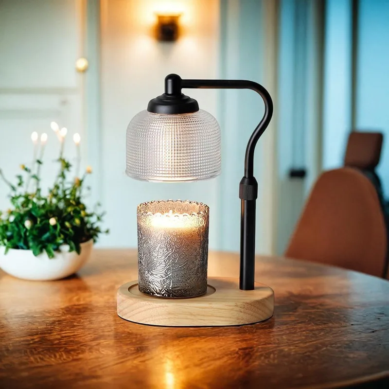 Aromatherapy Wax Warmer Candle Lamp Height Adjustable Coffee Shop Home Bedroom Study Atmosphere Decorative Lighting Fixtures