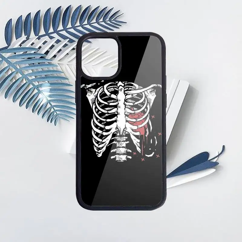 Medical skeleton Anatomy Phone Case PC For iphone 14 11 13 12 x xs xr pro max mini plus Luxury shell funda