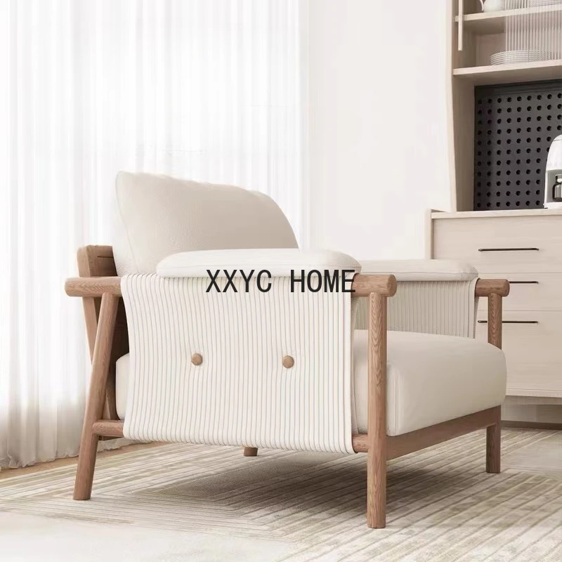 

Armchair For Bedroom Wood Chair Modern Living Room Office White Chairs Sofa Nail Furniture Relax Armchairs Mobile Home BL