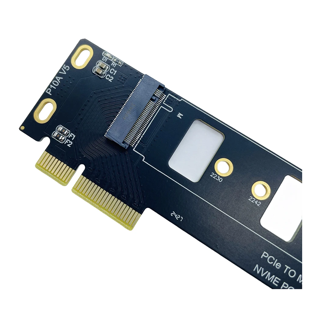 PCI-E to M.2 M Key Riser Card 11660Mb\S for NVME 2230 2242 2260 2280 SSD Support PCIEX4 5.0 GEN5/GEN4/GEN3 SSD Adapter Card