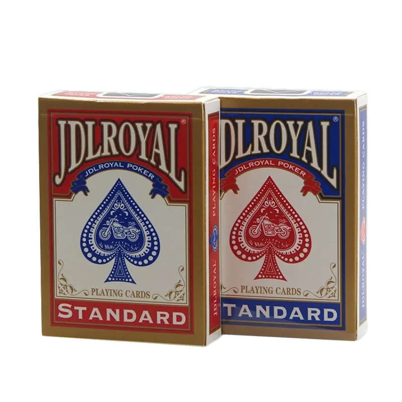 Newest Jdlroyal Poker Red/Blue Regular Playing Cards Standard Sealed Decks Magic Tricks Poker Magia Games Prop Magician Practice