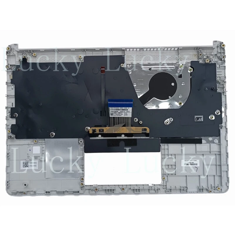 f FOR HP X360 14-DQ 14S-FR FQ TPN-Q221 Keyboard Palmrest Upper Case wi/Finger hole