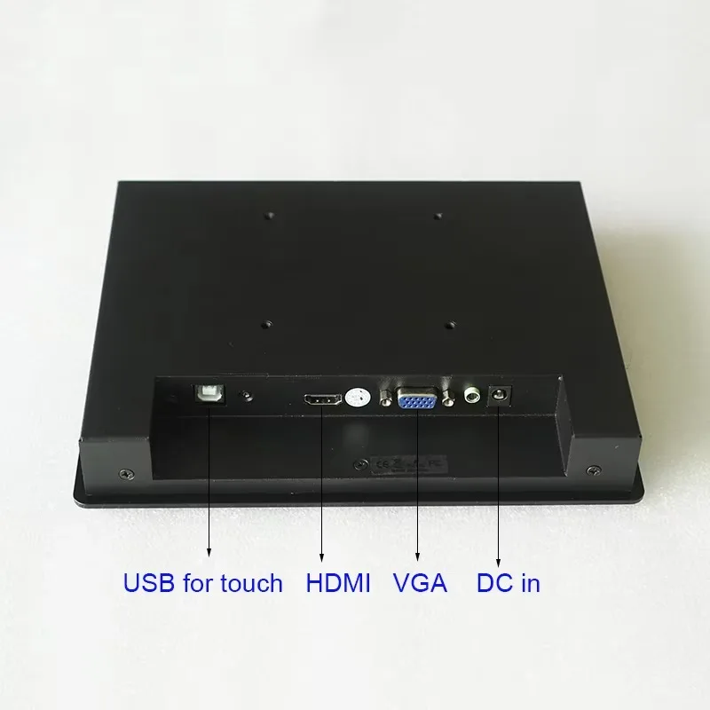 Tela sensível ao toque resistiva de 8 polegadas 1000nits com sensor de luz 12V 24V DC entrada Novo produto