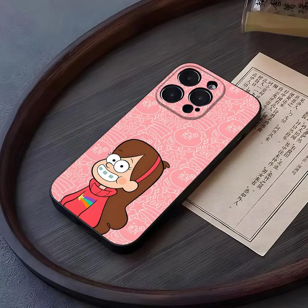 Funda de Teléfono con Dibujos Animados de Gravity Falls Mabel Pines para iPhone 17 Pro Max, iPhone 16, 14 Pro Max, 12, 15 Plus, 13 Pro, 11, Xr, X, Xs, 8 Plus