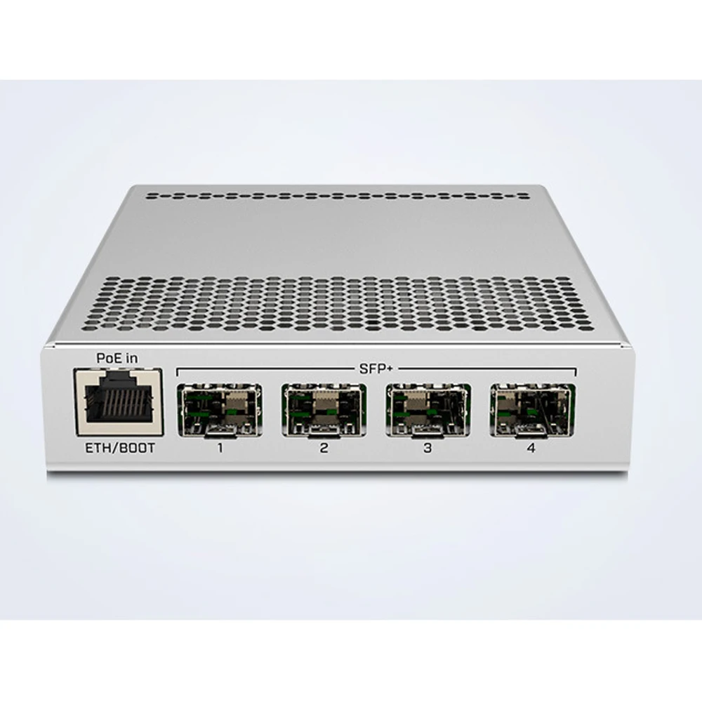 CRS305-1G-4S+IN SFP+ 10Gbps 5 ポート スマート マネージド スイッチ デュアル システム RouterOS または SwOS