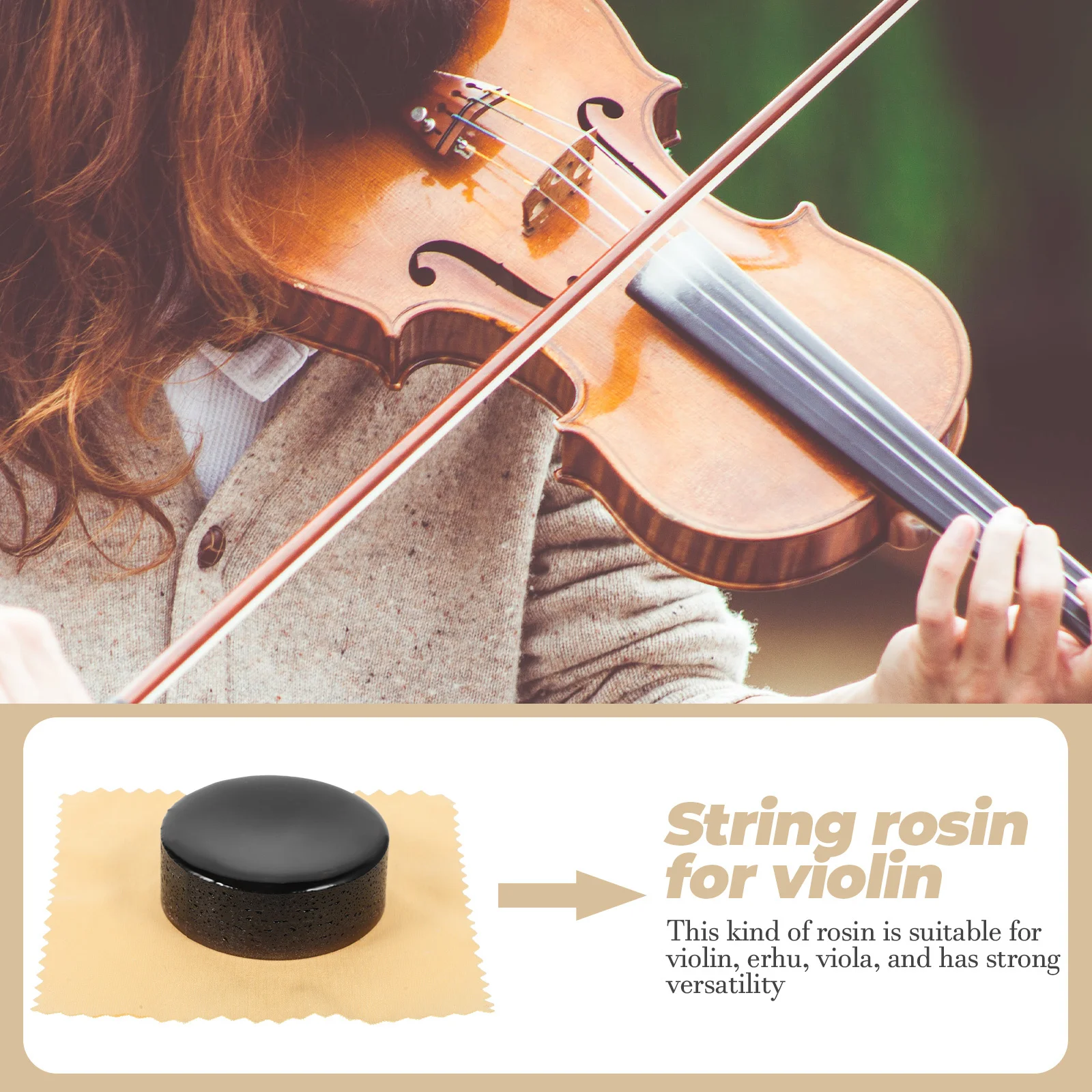 

4Pcs String Rosin Professional Musical Instrument Use for Violin Erhu Viola Cello Strong Viscosity Rosin