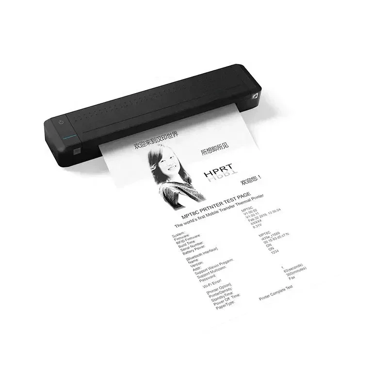 

China Manufacturer Original Portable Mt800 A4 Paper Portable Printer For Mobile