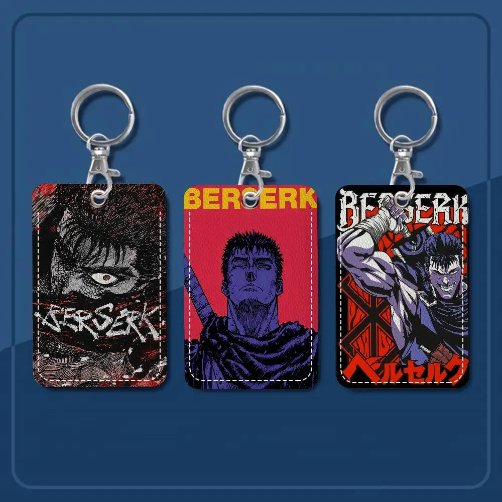 Soporte personalizado Kentaro Miura Berserk Guts, adecuado para tarjetas bancarias, subterráneo, tarjeta de autobús, billetera, tarjetero, llavero