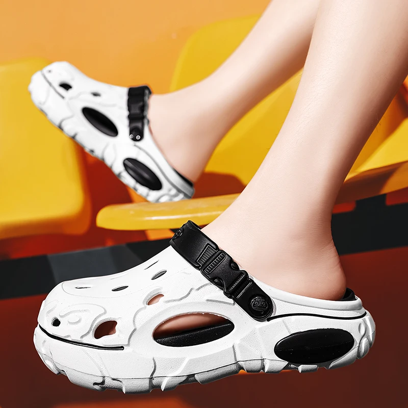Übergrößen 47 48 Herren Clogs Sandalen Sommer Outdoor Garten Clogs Lochschuhe Herren Freizeitschuhe Wasserschuhe Komfortable Weiche Hausschuhe – Detail 18
