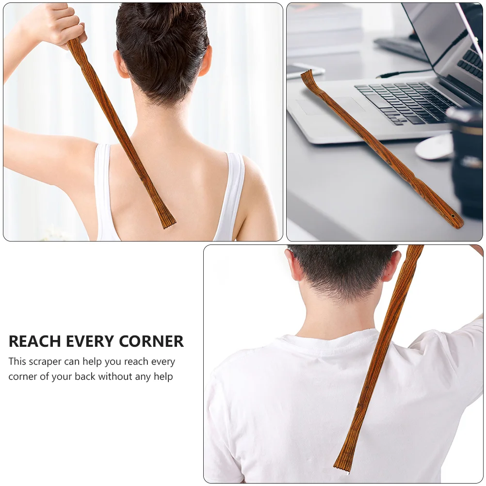 2 قطعة خدش الظهر سميكة دائم يده خدش عصا للجسم الاسترخاء أداة تدليك الذاتي المحمولة المضادة للحكة #3