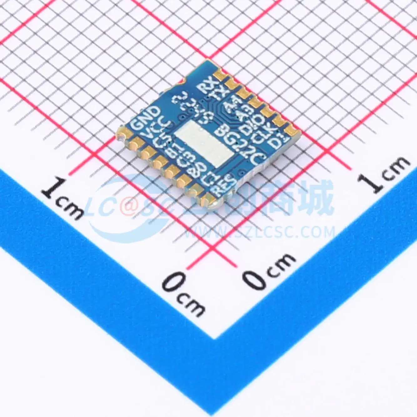3pcs RF-BM-BG22C3 SMD EFR32BG22chip I2C ADC SPI GPIO PDM 5.2 Bluetooth Wireless Module for Smart Home System