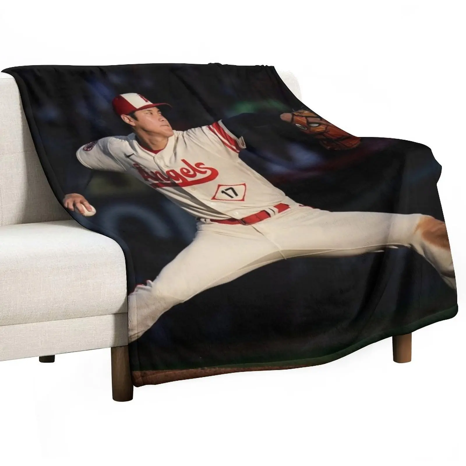 

New Shohei Ohtani Throw Blanket Large Blankets Sofas Of Decoration sofa bed For Baby Blankets