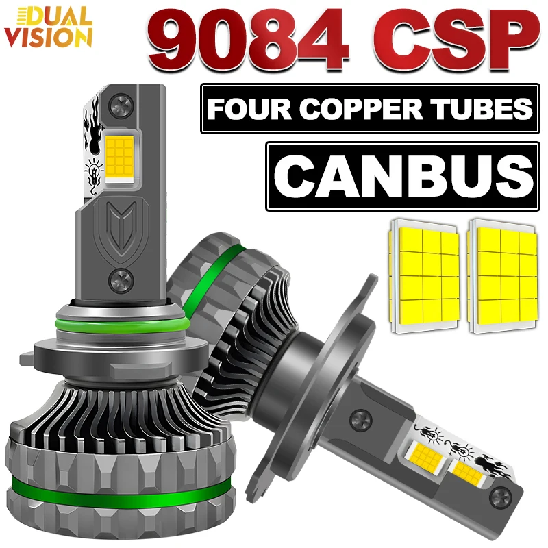 

H7 H11 H1 LED Car Headlight Bulb Canbus H4 Decoder Led Lamps H9 H8 HB3 9005 HB4 9006 9012 HIR2 Light 9054 CSP 6000K 12V Fog Lamp