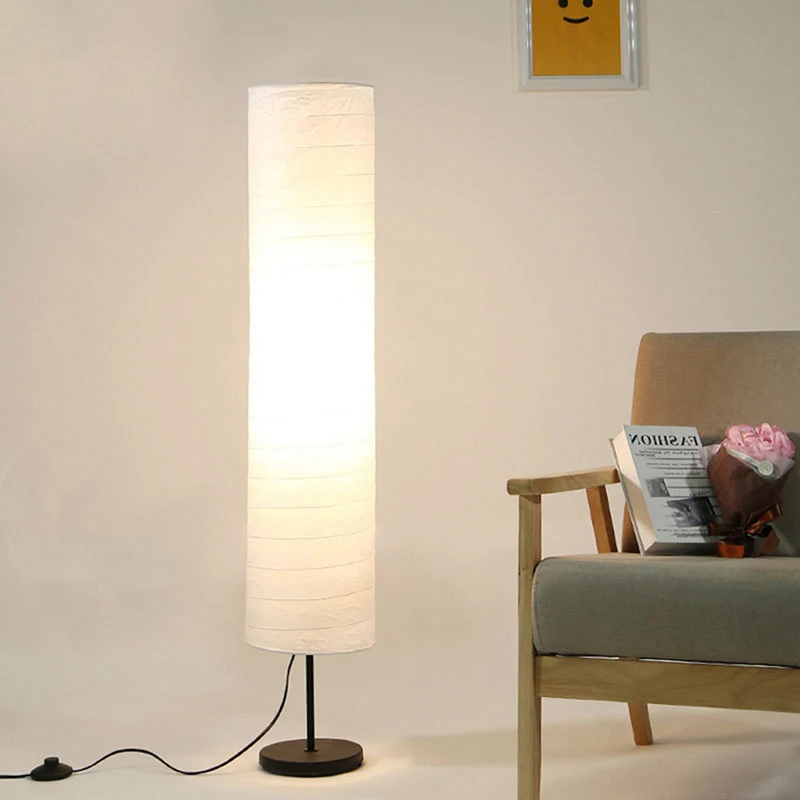 1Pc Nordic Style Minimalist Floor Lampshade Paper Floor Lamp Shade Home Hotel Bedroom Decoration Lamp Shade Without Bracket