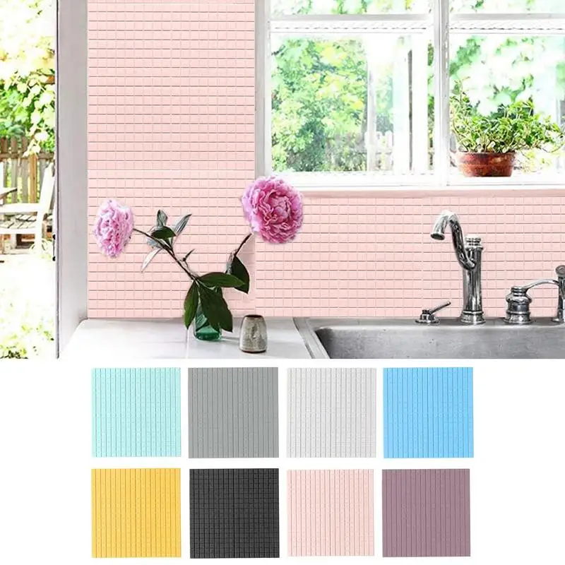 3D Foam Wallpaper 20Pieces Brick Wallpaper 3D Foam Wall Panel Waterproof Adhesive Home Appliances Textured Peel And Stick Wall