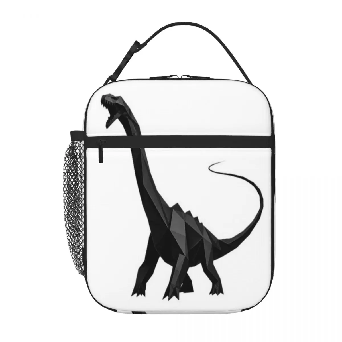 Bestselling Diplodocus Dinosaur Origami Style Art T-Shirt Elegant Sports Lunch Bag Newborn Food Storage Canvas Lunch Bag