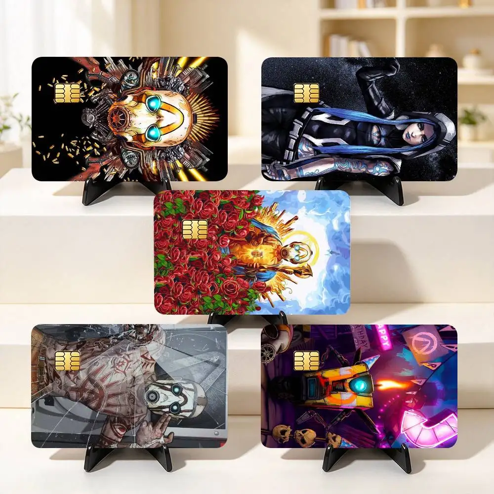 B-Borderlands Zer0 Maya Game  Credit Card HD Stickers Game Card Decal Small Chip Waterproof Sticker Gift