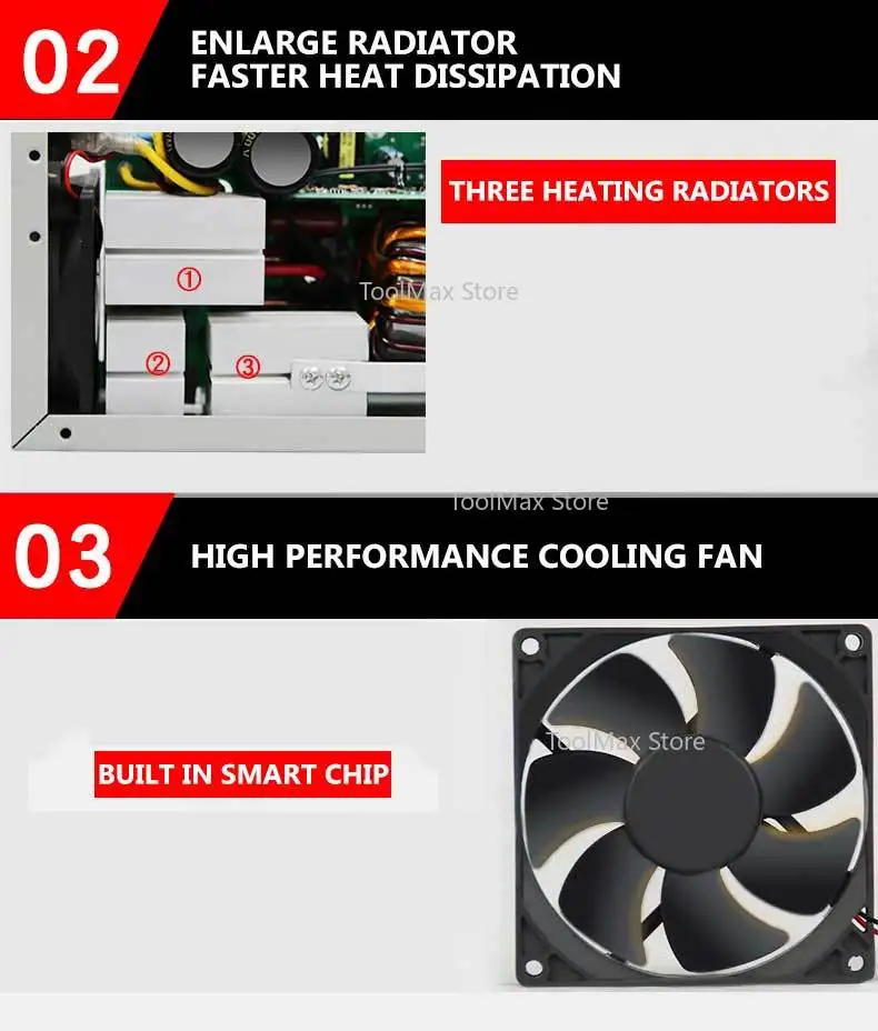 ماكينة لحام كهربائي 220 فولت ماكينة لحام قوس صغيرة أوتوماتيكية بالكامل ماكينة لحام IGBT MMA جديدة 2025 #5