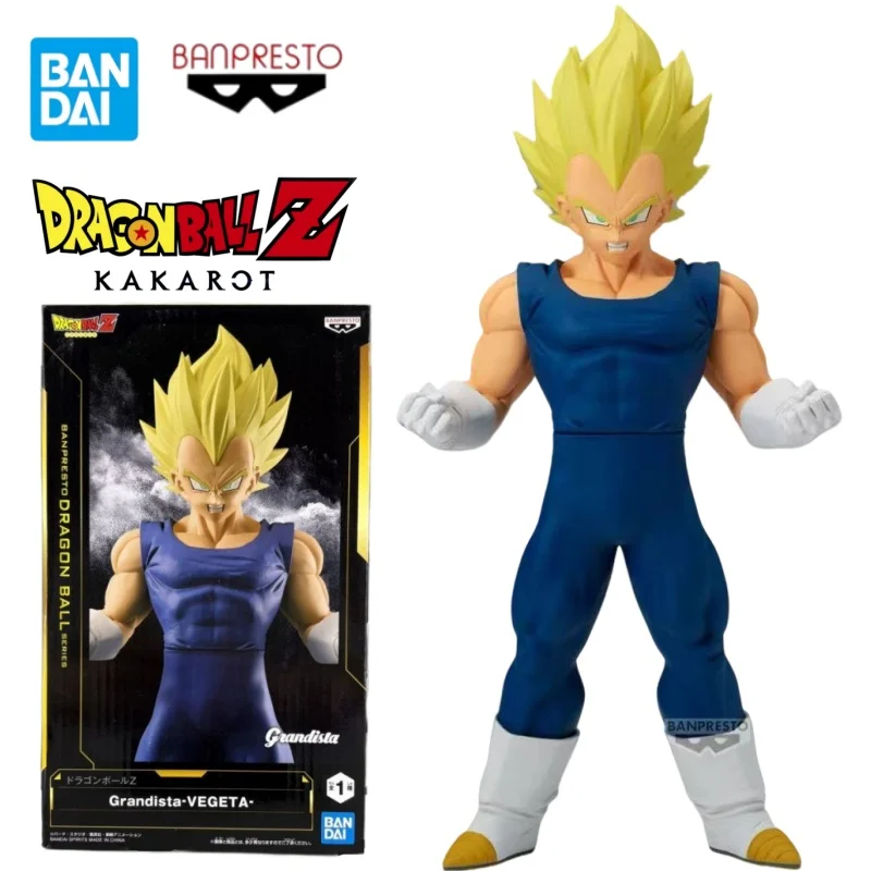

100%Original in Stock Bandai BANPRESTO Dragon Ball Z Super Saiyan Bejīta Anime Character Model Toys Ornaments Collection Gifts