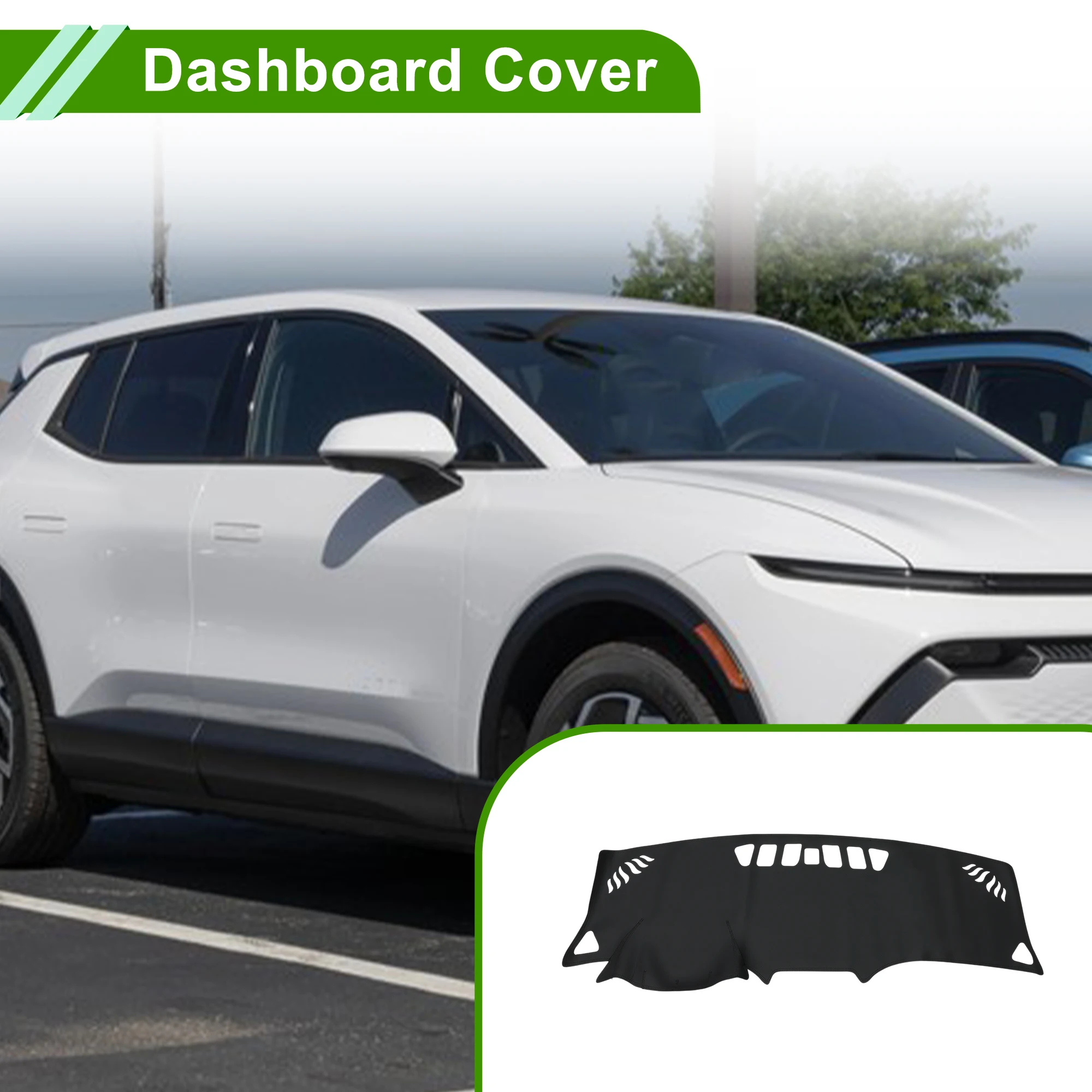 

UXCELL Dashboard Cover for Chevrolet Equinox 2018-2024 Black 1 Pcs