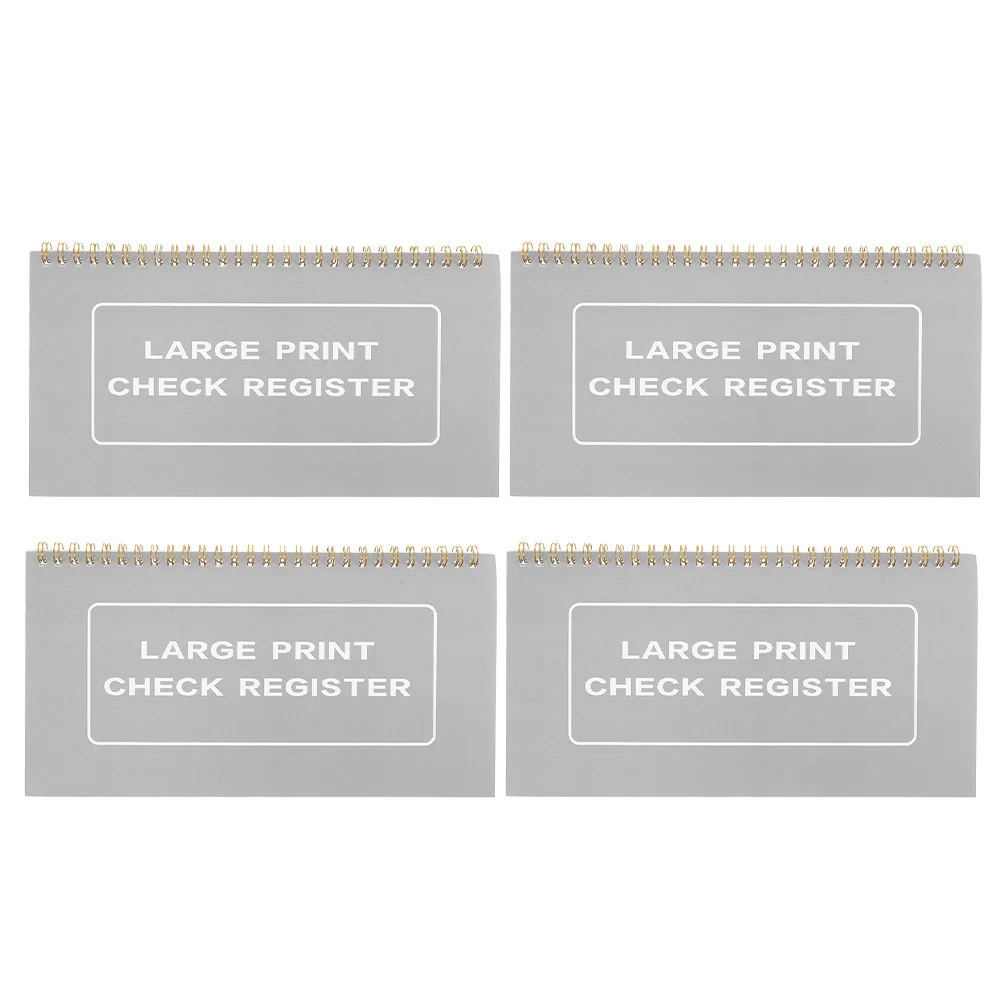 4 قطع من سجلات فحص الطباعة الكبيرة، قسم التاريخ، تصميم جداري عالي التباين، محمول للمكتب والمنزل والسفر، سجل فحص كبير #3