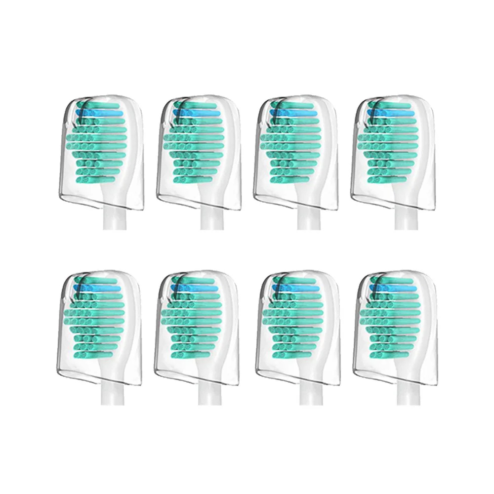 `4PC/8PC Replacement Toothbrush Heads for Pro Results, Fit HX6942 HX6530 HX9340 HX6930 HX6950 HX6710 HX9140 R710`