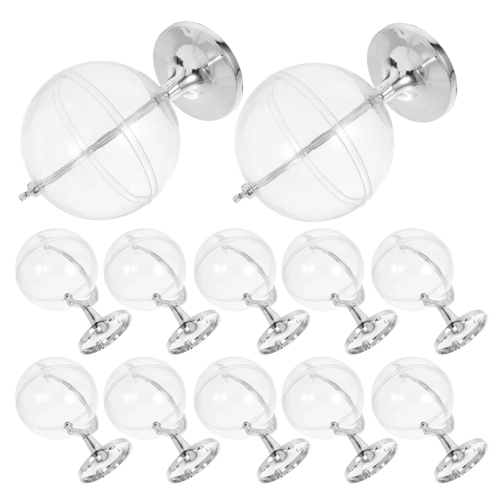 

12pcs Plastic Tellurion Design Gift Candy Container Box For Wedding Christmas Party Plastic Candy Container Case