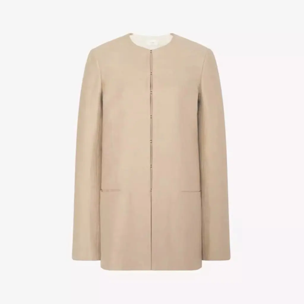 

Women's Row Blazer Casual Korean Design Spring Summer Cotton Linen Blend Niche Tops for Stylish Fashion