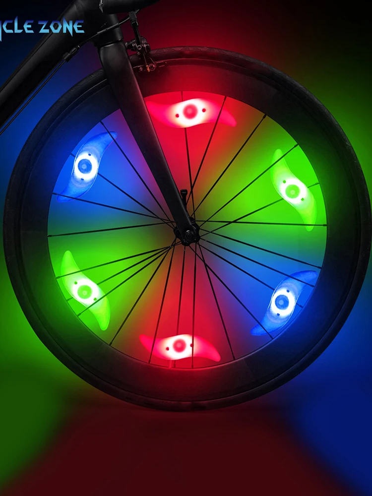 AliExpress cycle zone Bike Wheel Spoke Light Tire Lights 3 Mode LED Tyre Tire Flash Lamp Bike Safety Warning Easy to