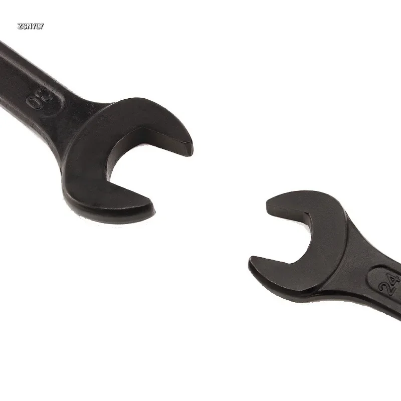 Heavy Duty Single Open End Wrench Black Spanner 17mm 18mm 19mm 21mm 22mm 24mm 27mm 30mm 32mm 36mm 41mm 46mm