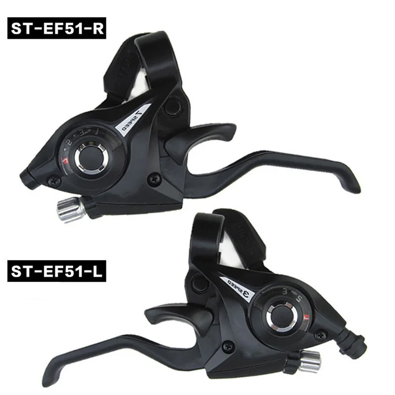 

1Pc Bicycle Derailleur ST-EF51 Gear Shifter/brake Lever 3 X 7/8 Speed V-brake For Road Mountain Bike Shift Levers Bike Handlebar