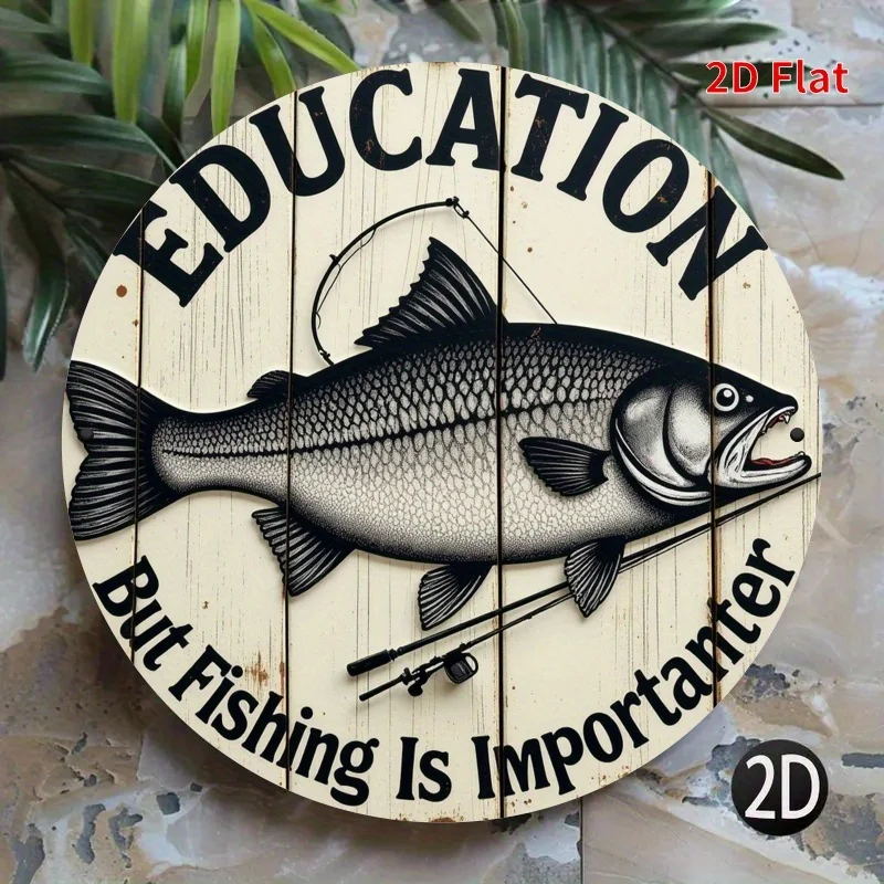 1pc 7.8x7.8 Inch Metal Iron Wall Sign - 