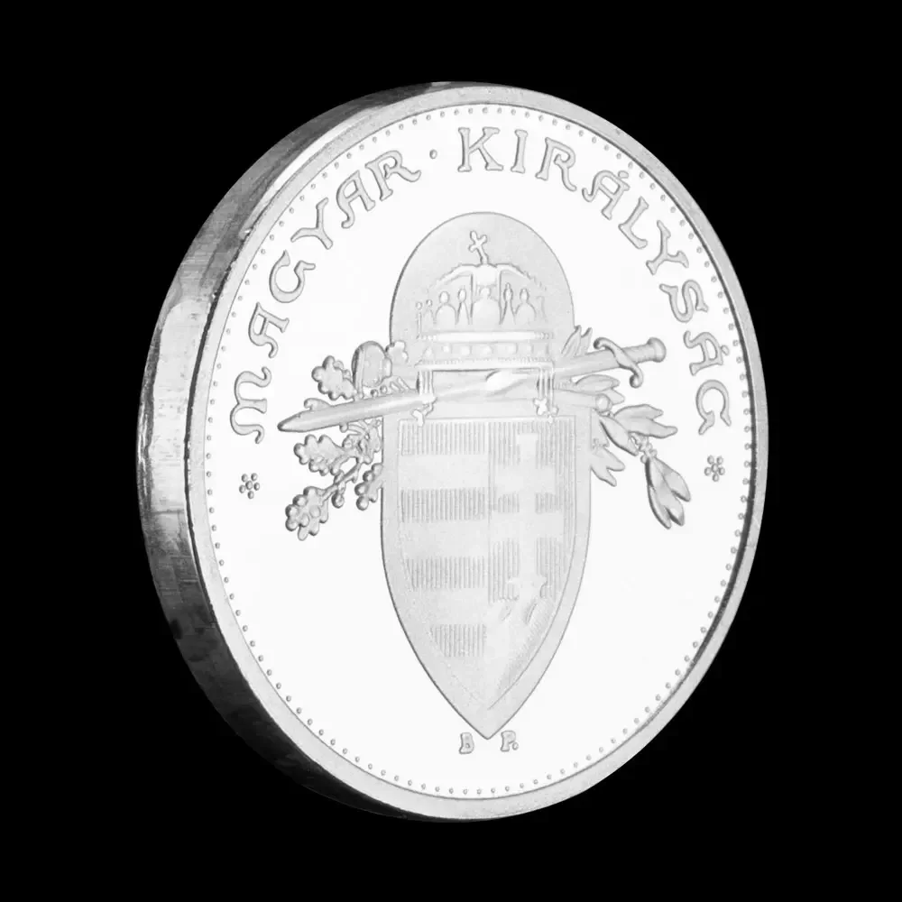 The Kingdom of Hungary Souvenir Coin Collectible Art Gift Copy Silvery Plated Commemorative Coins Home Decoration