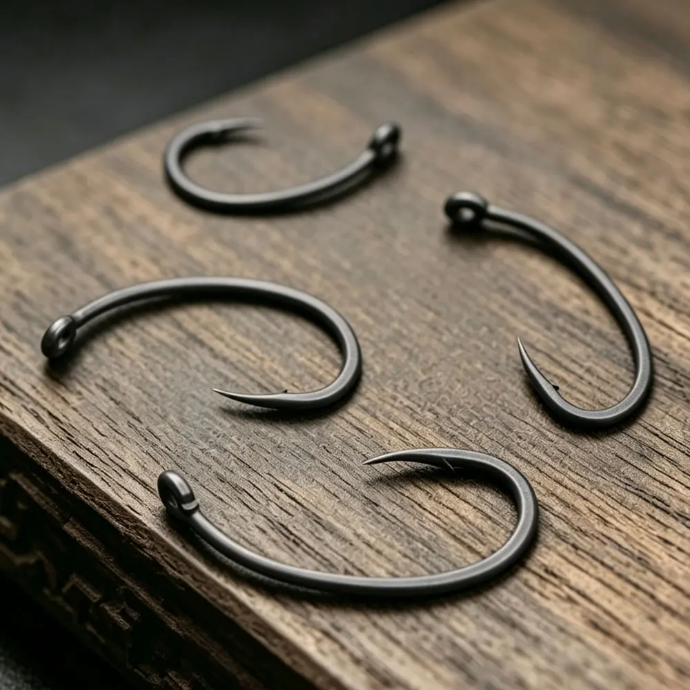 10 stücke Karpfen Angeln Haken Klor X Ultra Sharp Starke Haken Legierung Stahl Stacheldraht Haken Für Karpfen Feeder Haar Rig fisch Zubehör Tackle – Detail 2