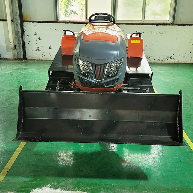 Customized Agricultural crawler plowing machine, upgraded rotary tiller, 60 HP crawler tractor, multifunctional mini tiller