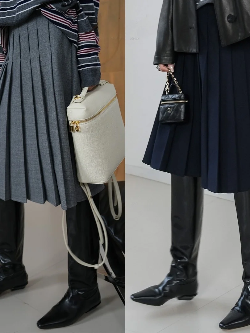 

Backatone Woolen Skirt in Joyful Royal Blue Half-length Polyester Blend with Cashmere Standard Fit Midi Skirt for Women