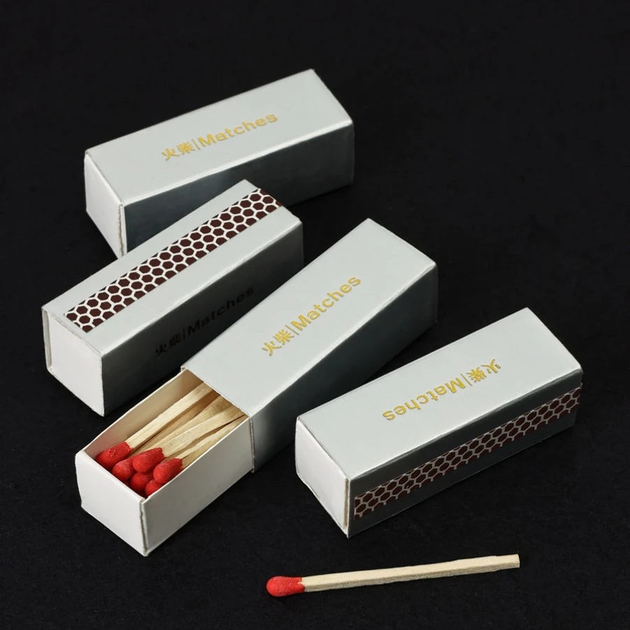 28 Boxes Matches for Scented Candles Wedding Gift Matchsticks Cigarette Smoking Tools Birthday Candle Box Matches