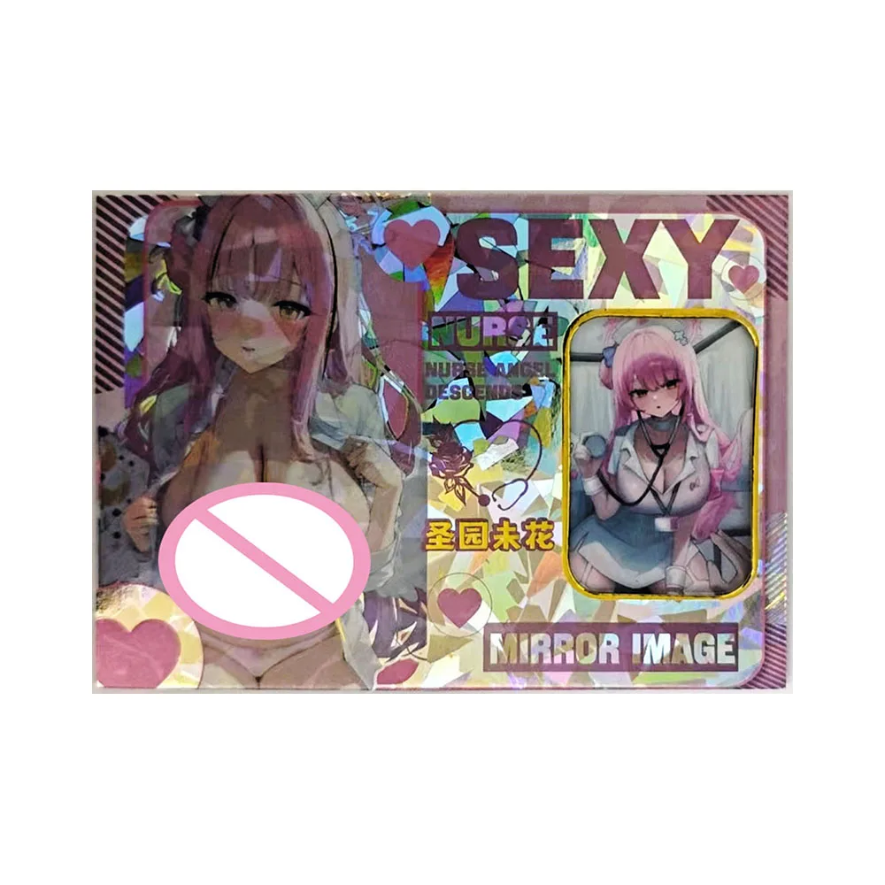 Anime Goddess Story SEXY Yae Miko Ganyu Keqing Film Card Boy Games Toys Birthday Gifts Board Games Collectible Cards