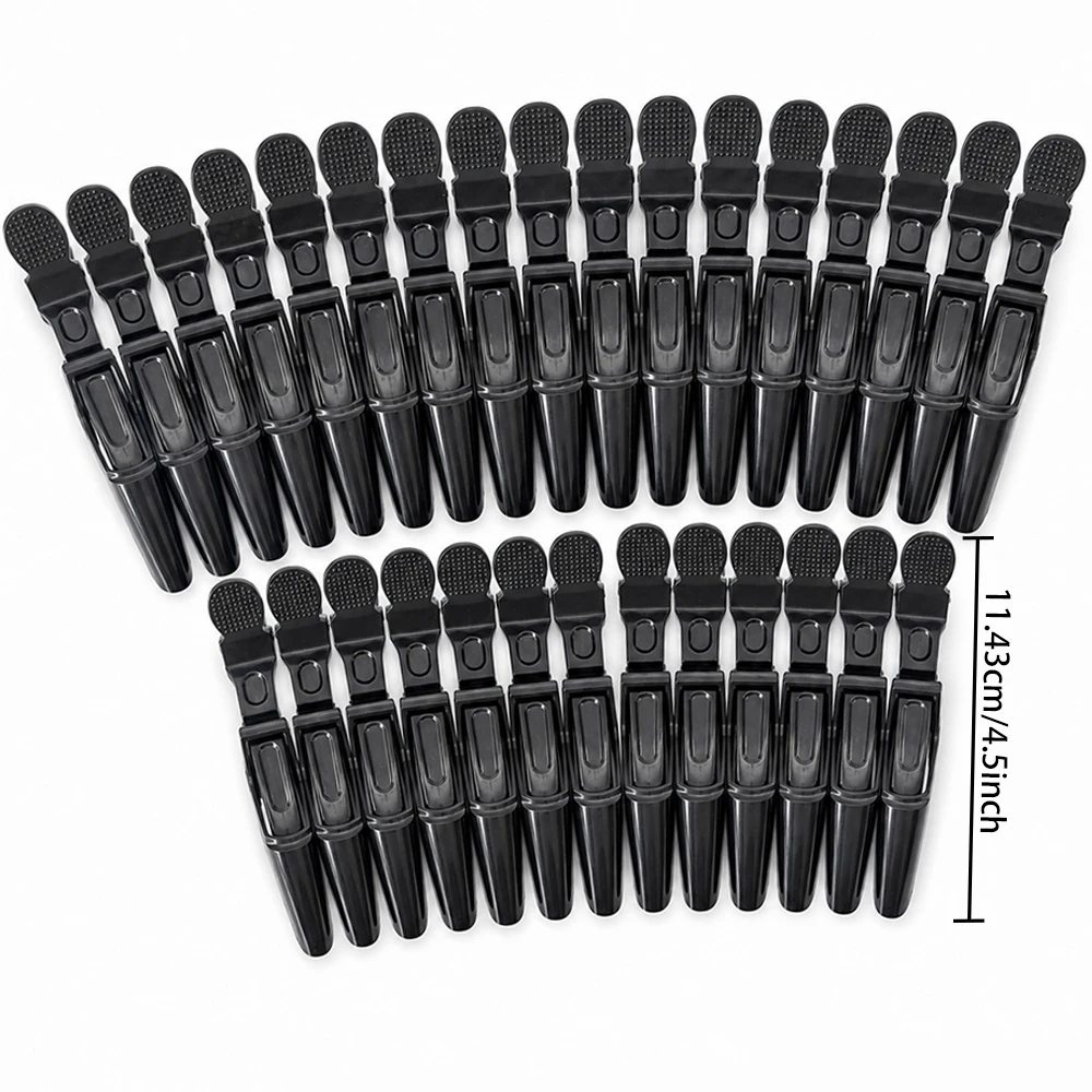 5-30pcs Alligator Hair Clip Plastic Nonslip Hairpin Black Pink Durable Hair Clamp Hairdressing Styling Accessories for Woman Man
