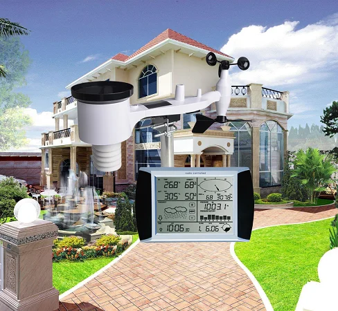 CE Multi Sensor Selectable Wifi Gprs Professional Meteorological ing Automatic Fine Offset Smart Outdoor Weather Station