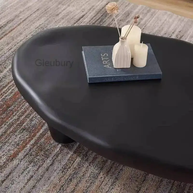 

Oval Design Simple Table Coffee Modern Luxury Premium Coffee Table Book Living Room Mesa De Centro De Sala Home Furnitures