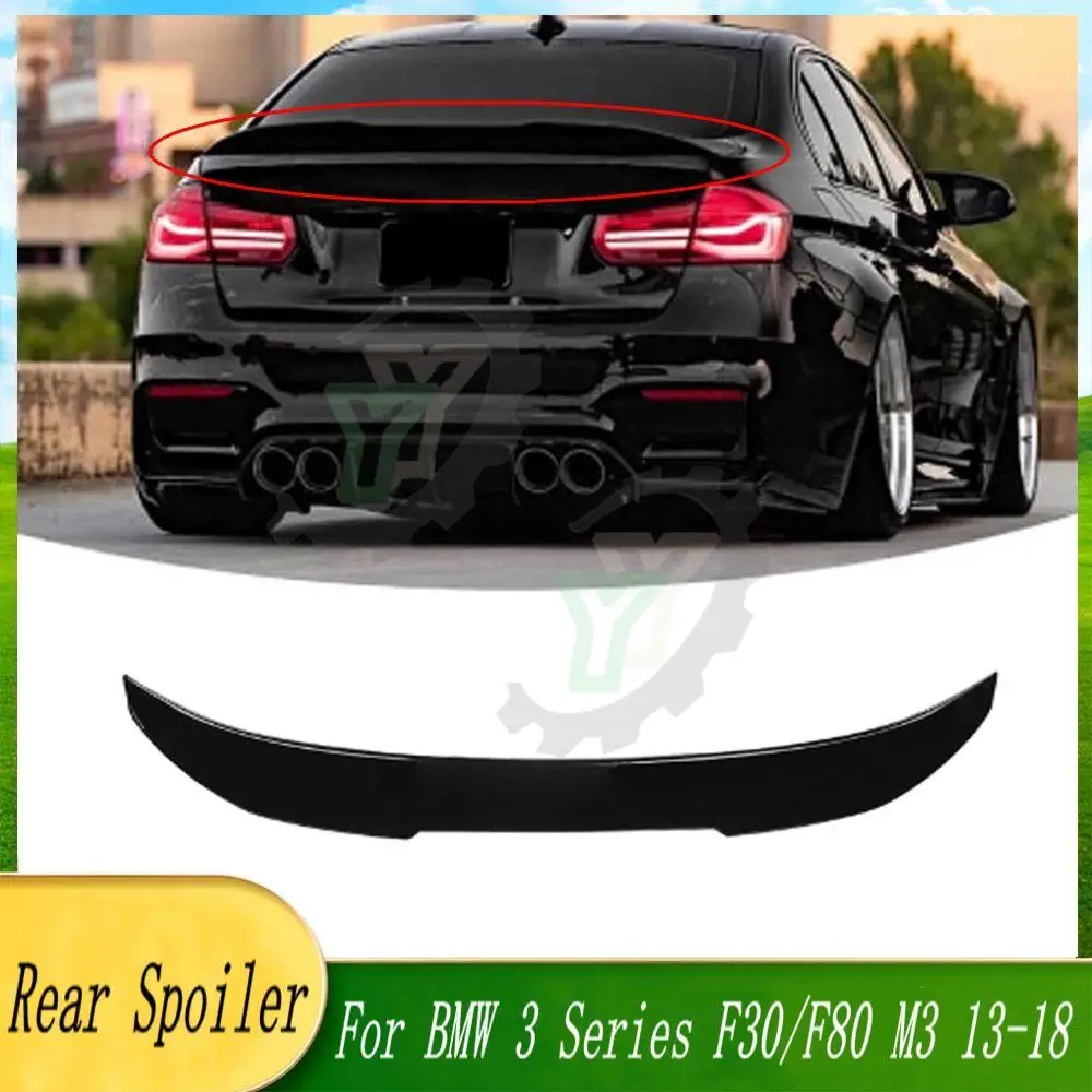 

High Quality ABS Plastic Car Rear Trunk Spoiler Rear Wing Lip Trim For BMW 3 Series F30 F80 M3 2013 2014 2015 2016 2017 2018